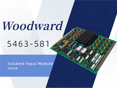 Descripción del módulo de entrada aislada Woodward 5463-581