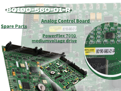 Descripción de la placa de control analógica 80190-560-01-R para variadores PowerFlex 7000