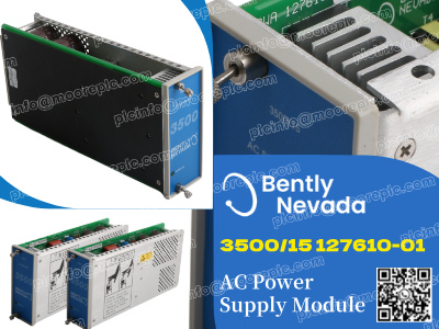 Descripción de las fuentes de alimentación de CA y CC Bently Nevada 3500/15