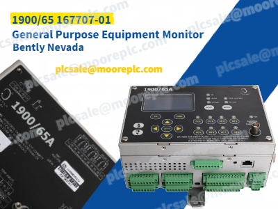 Presentamos el monitor de equipo de uso general Bently Nevada 1900/65 167707-01