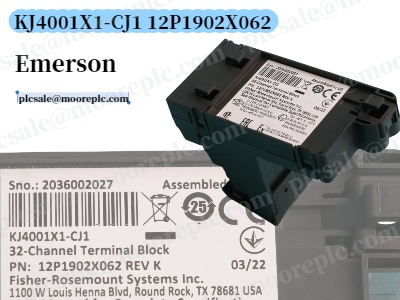 Bloque de terminales Emerson KJ4001X1-CJ1 12P1902X062: la solución definitiva de 32 canales para conectividad industrial
