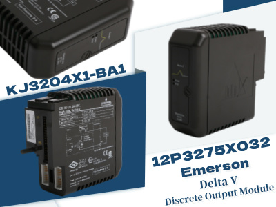 Descripción del módulo de salida discreta Emerson DeltaV KJ3204X1-BA1